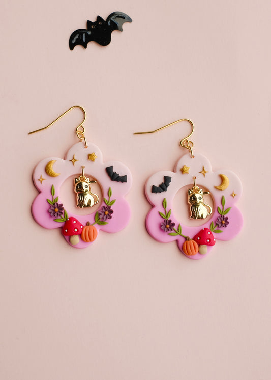Whimsical Cat Earrings