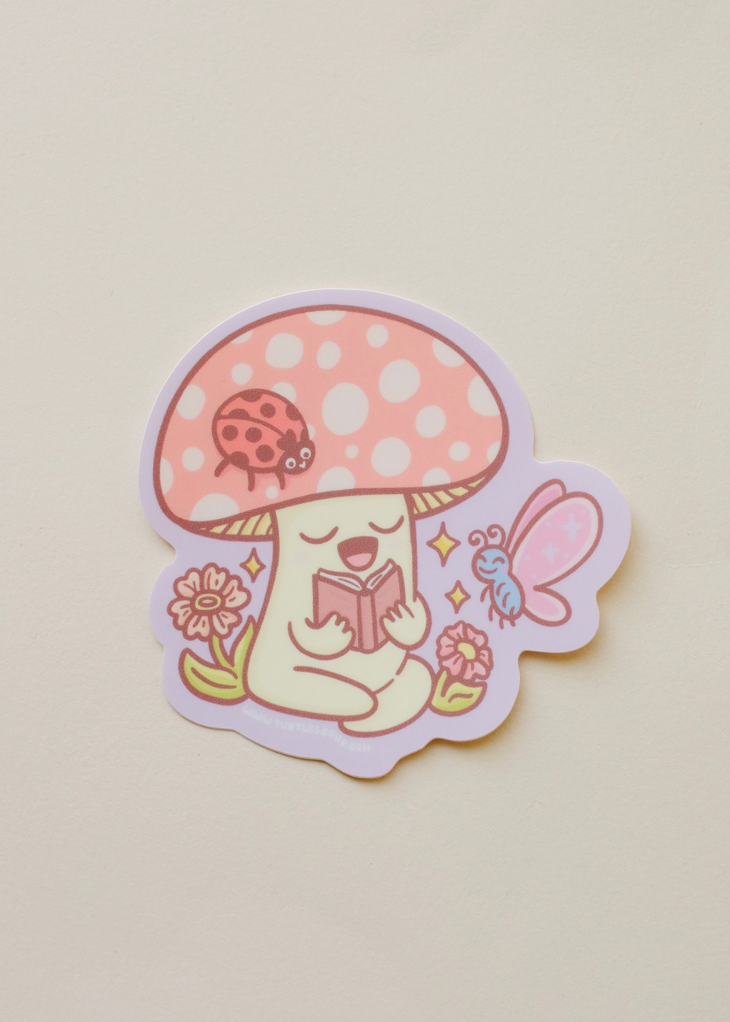 Reading Mushroom Sticker ⋆LAST ONE⋆