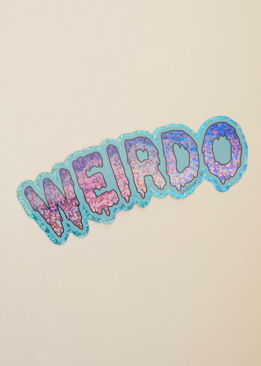 Weirdo Glitter Sticker ⋆LAST ONE⋆