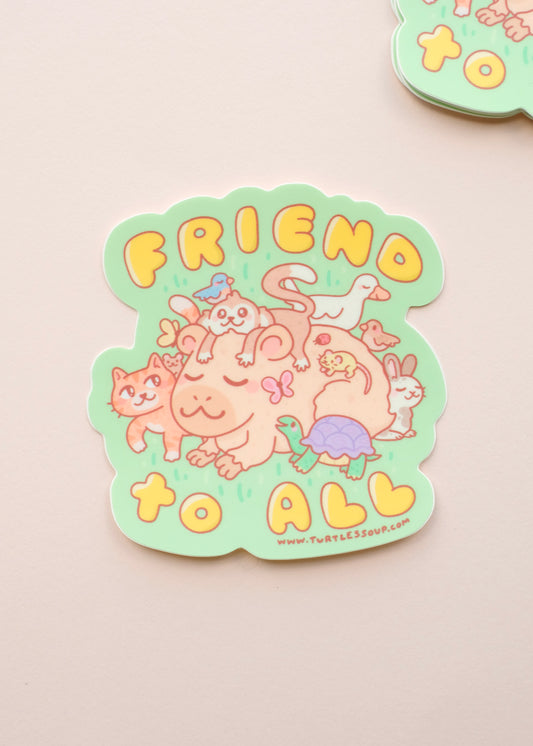 Friend to All Sticker