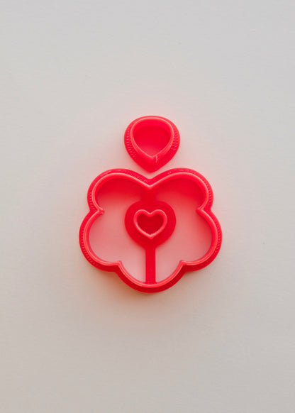 2 pc Scallop Heart Cutout Clay Cutters S.H.