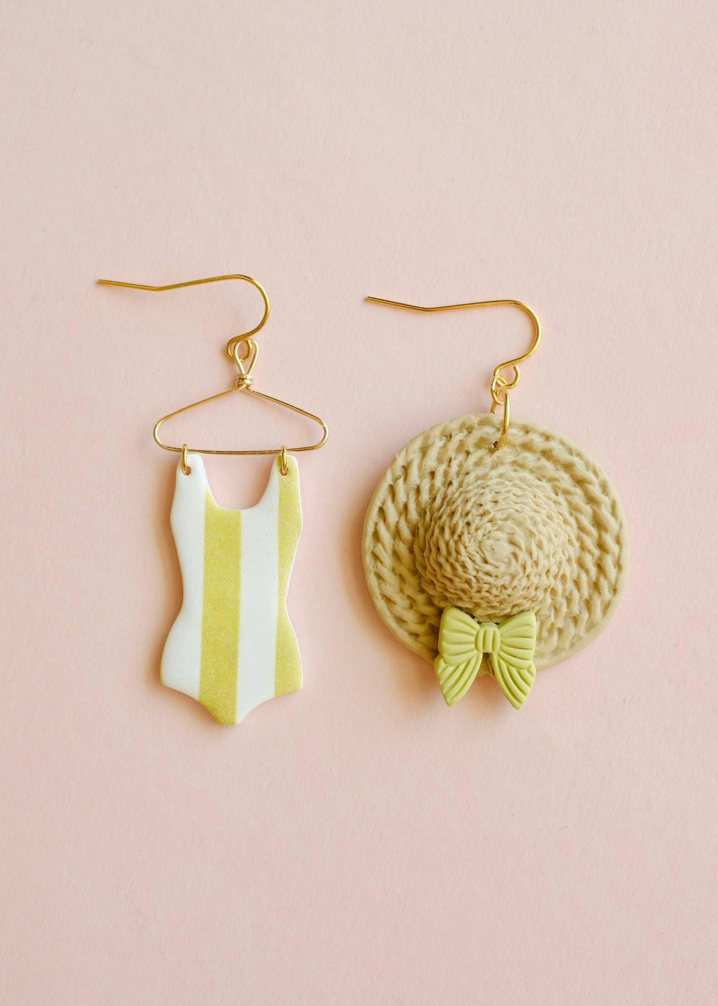 Swimsuit & Sun Hat Earrings