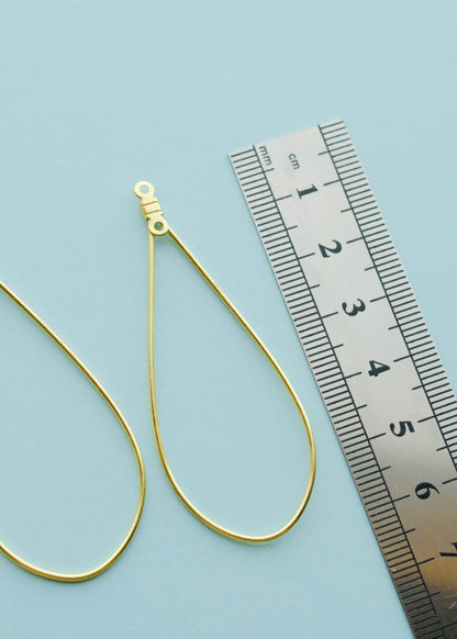 Gold-Plated Wire Teardrop Connector S.H.