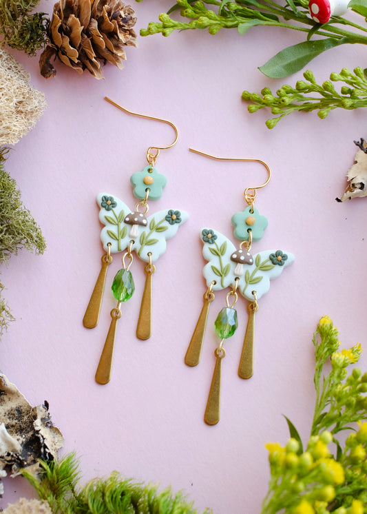 Butterfly Bloom Dangle Earrings