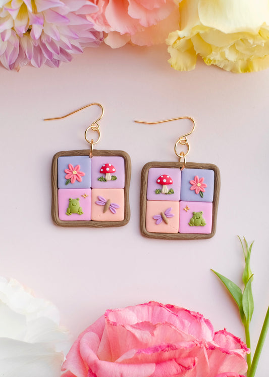 Forest Quilt Earrings ⋆LOW STOCK⋆