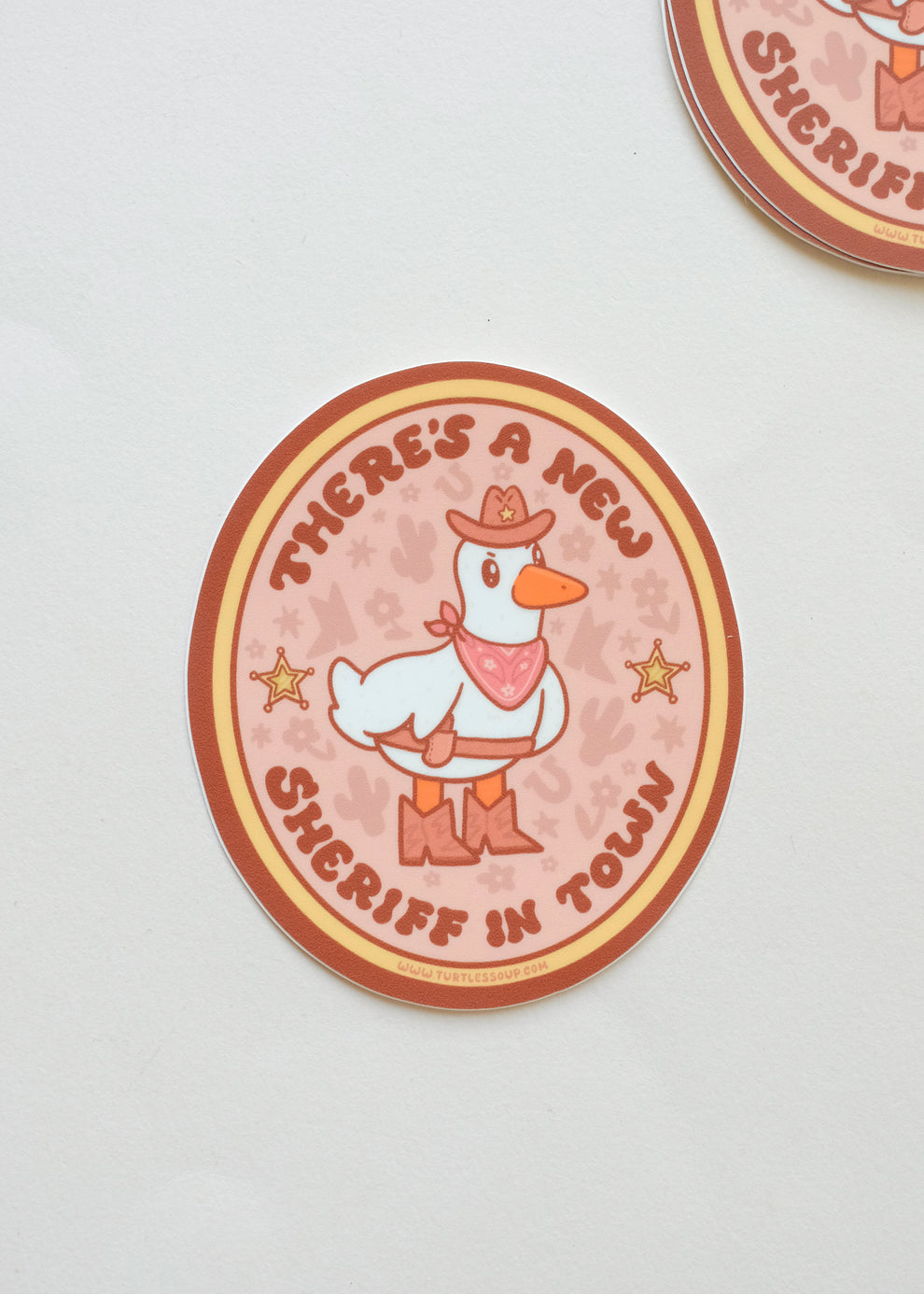 New Sheriff in Town Sticker – Valley + Vetiver
