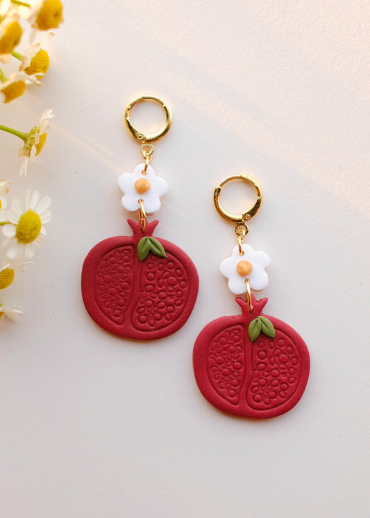 Pomegranate Blossom Earrings