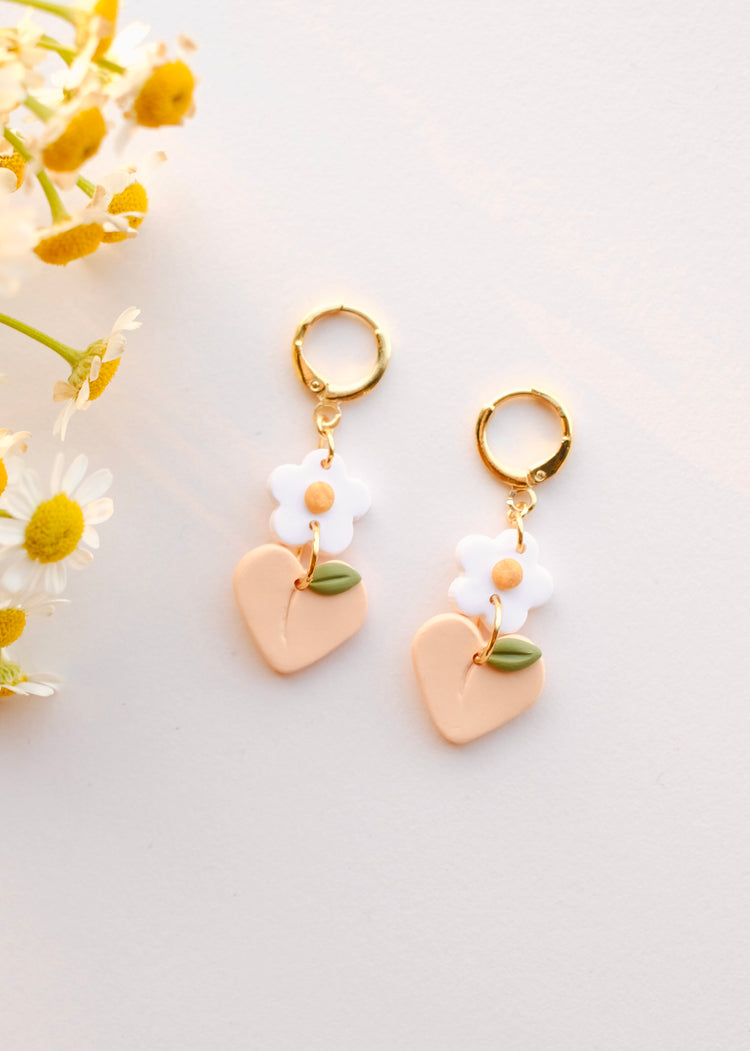 Peach Blossom Earrings