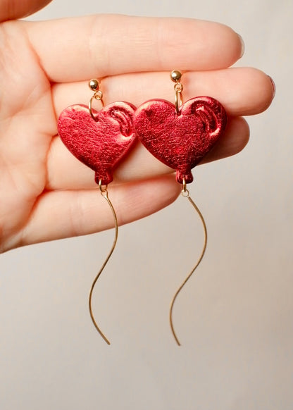 Heart Foil Balloon Earrings ⋆LAST ONE⋆