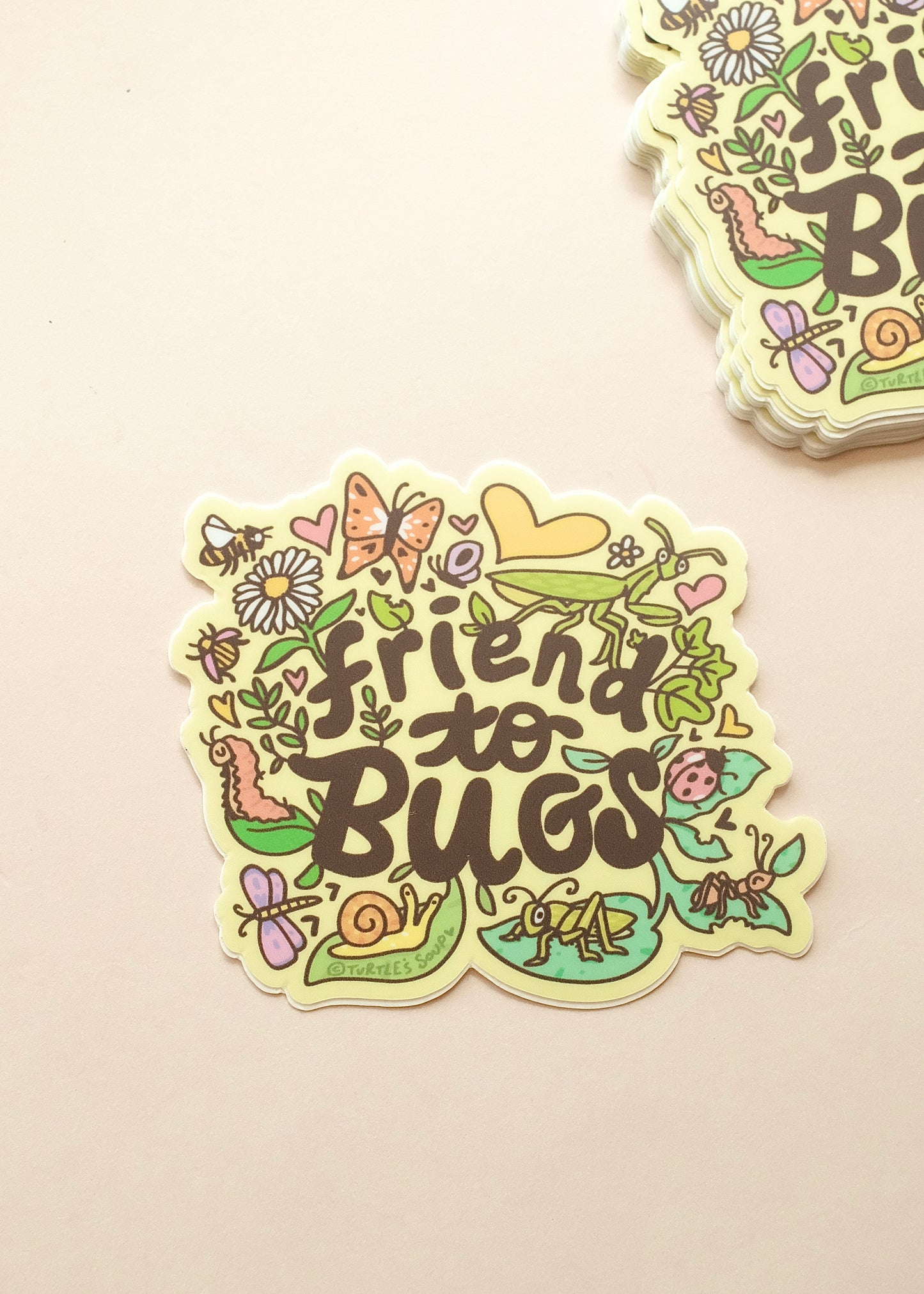 Friend to Bugs Sticker