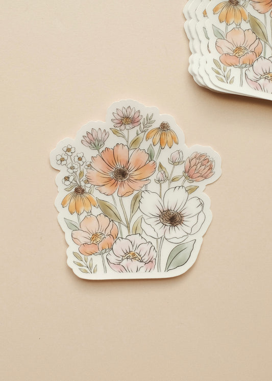 Wildflower Bunch Sticker