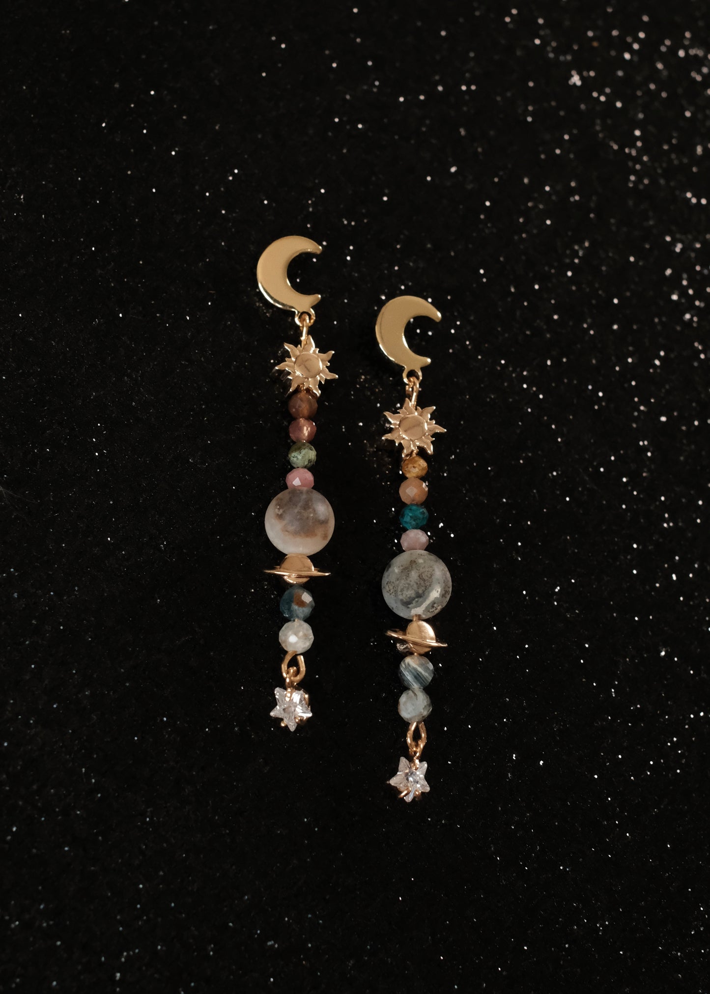 Gem Solar System Earrings