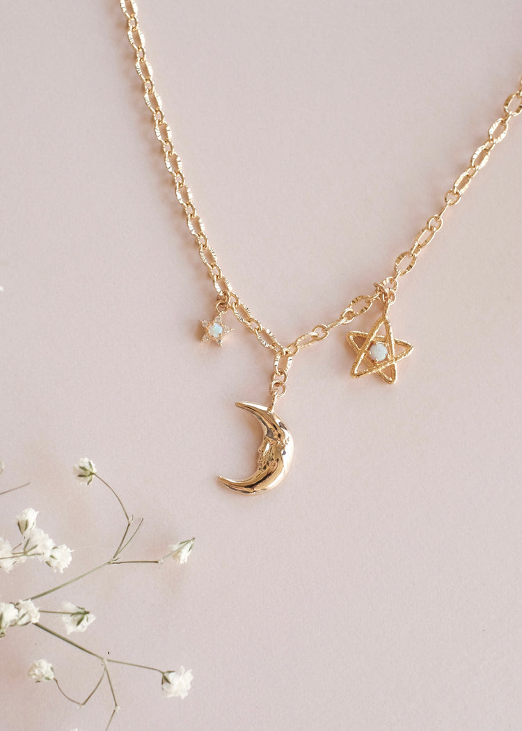 Fly Me to the Moon Necklace
