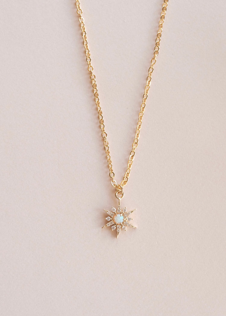 Opal Guiding Star Necklace