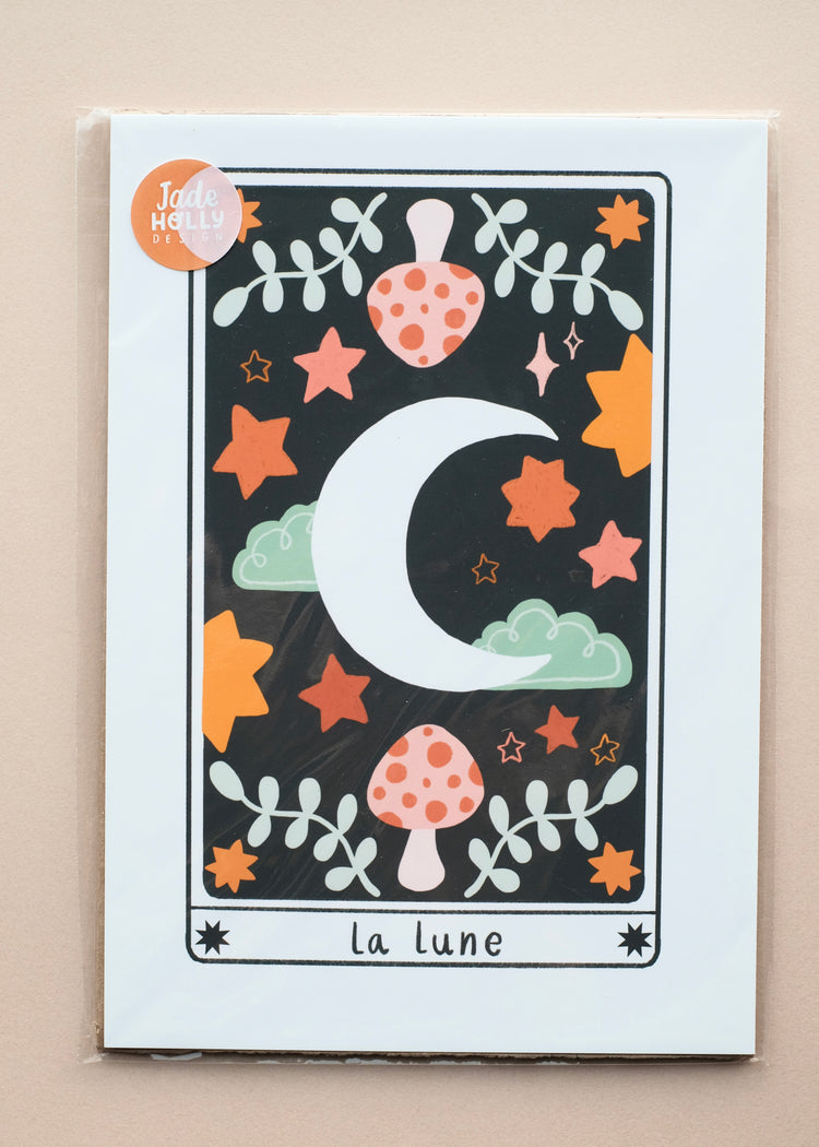 La Lune Moon Tarot Wall Art Print